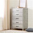 South Shore Gravity 5 Drawer Chest in Seaside Pine