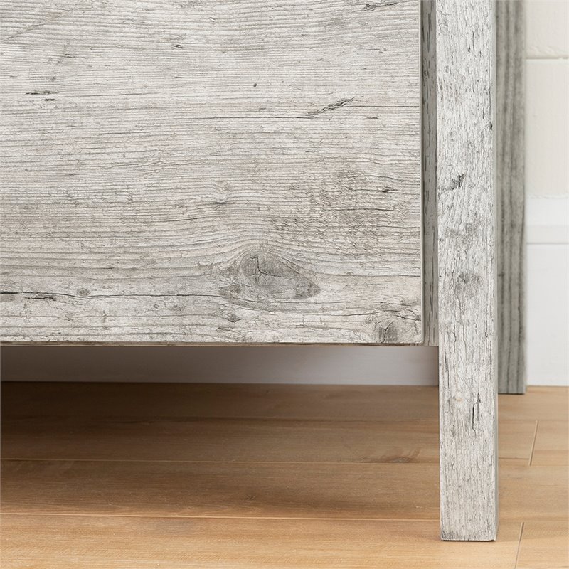 South Shore Gravity 2 Drawer Nightstand In Seaside Pine 11898