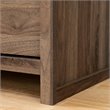 South Shore Tao 2 Drawer Nightstand in Natural Walnut