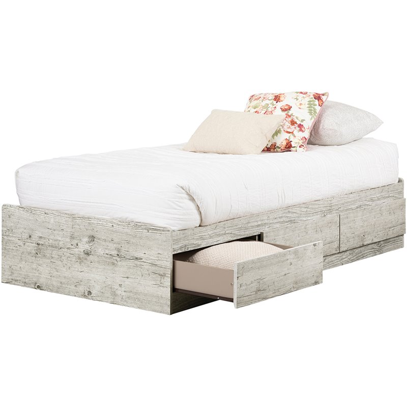 South S Aviron Twin Storage Kids Mates Bed In Seaside Pine 11893 South S Aviron Twin Storage Kids, Queen Mates Bed