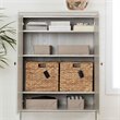 South Shore Versa 2 Drawer Door Armoire in Winter Oak