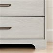 South Shore Versa 2 Drawer Door Armoire in Winter Oak