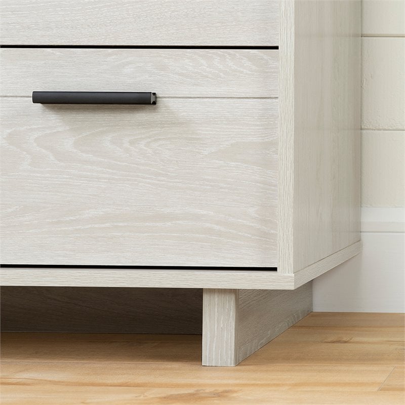 South Shore Fynn 6 Drawer Dresser in Winter Oak