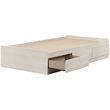 South Shore Fynn Twin Mates Bed in Winter Oak