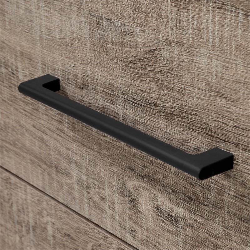 South Shore Londen 5 Drawer Chest in Weathered Oak and Ebony