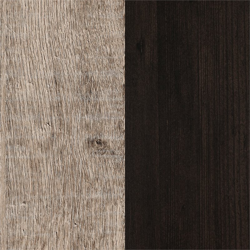 South Shore Londen 5 Drawer Chest in Weathered Oak and Ebony