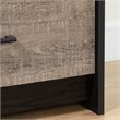 South Shore Londen 6 Drawer Dresser in Weathered Oak and Ebony