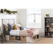 South Shore Avilla Full Storage Platform Bed in Winter Oak