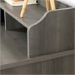 South Shore Versa Computer Desk with Hutch in Gray Maple
