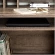 South Shore Versa Computer Desk with Hutch in Weathered Oak