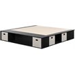 South Shore Flexible King Storage Platform Bed in Black