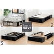 South Shore Flexible King Storage Platform Bed in Black