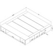 South Shore Flexible King Storage Platform Bed in Black