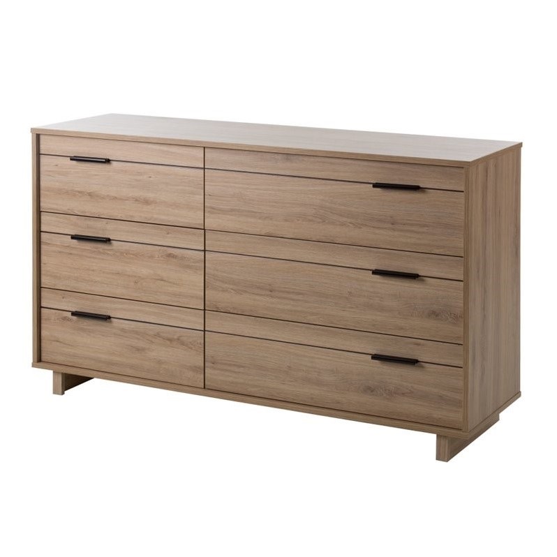 Fynn 2 Piece 6 Drawer Dresser And 2 Drawer Nightstand Set In