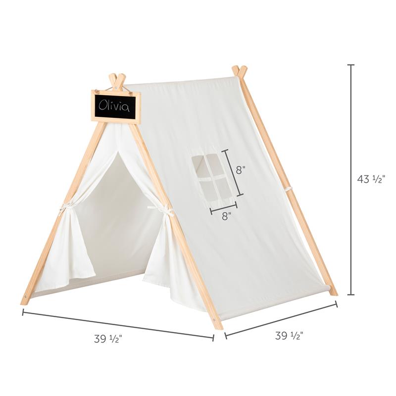 Sweedi Play Tent with Chalkboard Organic Cotton and Pine South Shore Cymax Business