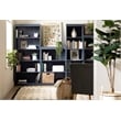 Axess 5-Shelf Narrow Bookcase-Blueberry-South Shore