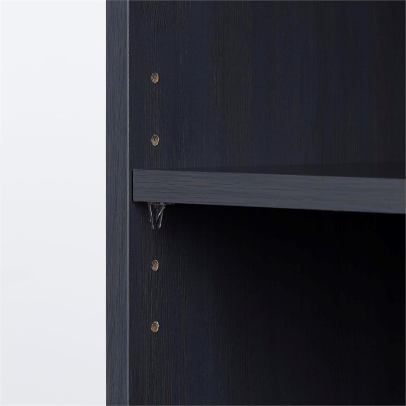 Axess 5-Shelf Narrow Bookcase-Blueberry-South Shore