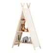 Sweedi Teepee Shelving Unit-Natural Cotton and Pine-South Shore