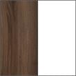 Yodi Changing Table with Drawers-Natural Walnut and Pure White-South Shore