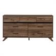 Flam 7-Drawer Dresser -Natural Walnut and Matte Black-South Shore