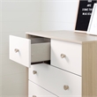 Yodi 5-Drawer Chest-Soft Elm and Pure White-South Shore