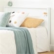 Kanagane Headboard with Shelf-Full/Queen-Pure White-South Shore