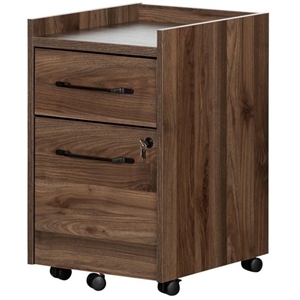 helsy 2-drawer mobile file cabinet-natural walnut-south shore-furniture