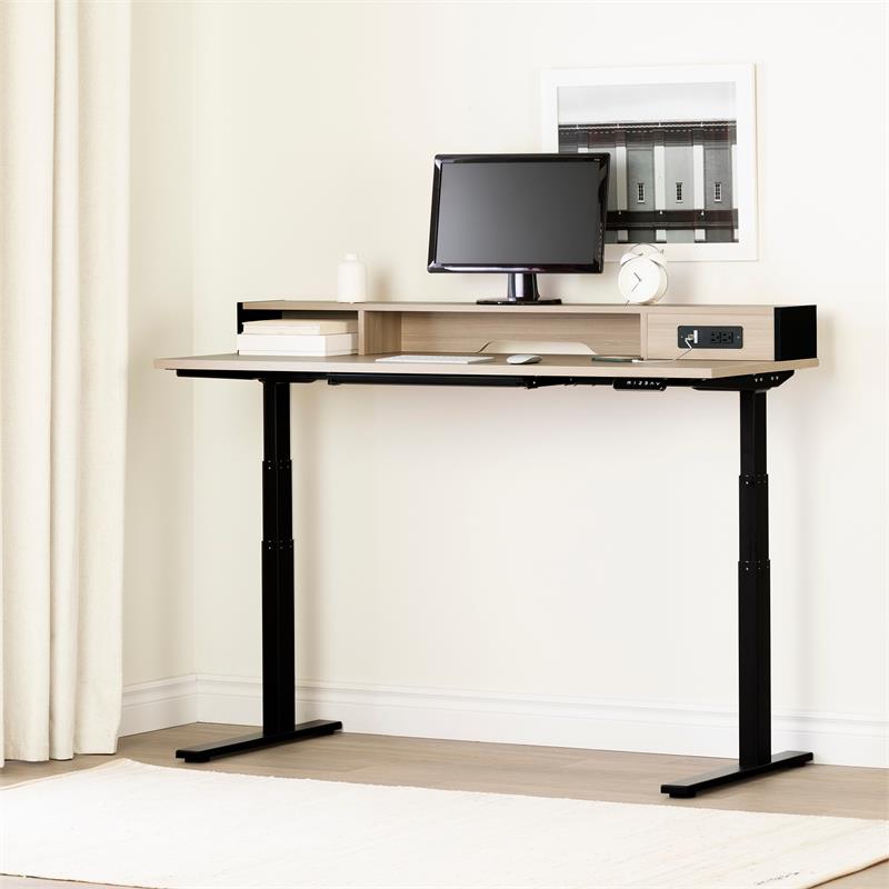 Adjustable Height Standing Desk With, Power Adjustable Height Desk