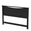 South Shore Maddox Contemporary Full / Queen Panel Headboard in Black