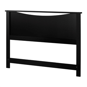 South Shore Maddox Contemporary Full / Queen Panel Headboard in Black
