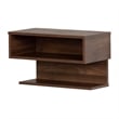 Sazena Floating Nightstand-Natural Walnut-South Shore