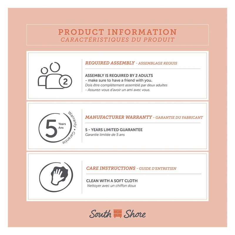 Versa Computer Desk with Hutch-Winter Oak-South Shore