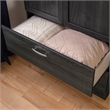 South Shore Acapella Engineered Wood Wardrobe Armoire in Gray Oak