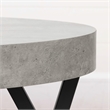 City Life Coffee Table-Concrete Gray and Black-South Shore