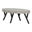 City Life Coffee Table-Concrete Gray and Black-South Shore