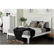South Shore Vito Queen Platform Bed in White