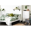 South Shore Vito King Size Platform Bed in White