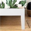 South Shore Vito King Size Platform Bed in White