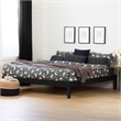 South Shore Vito Platform Bed in Black