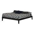 South Shore Vito Platform Bed in Black