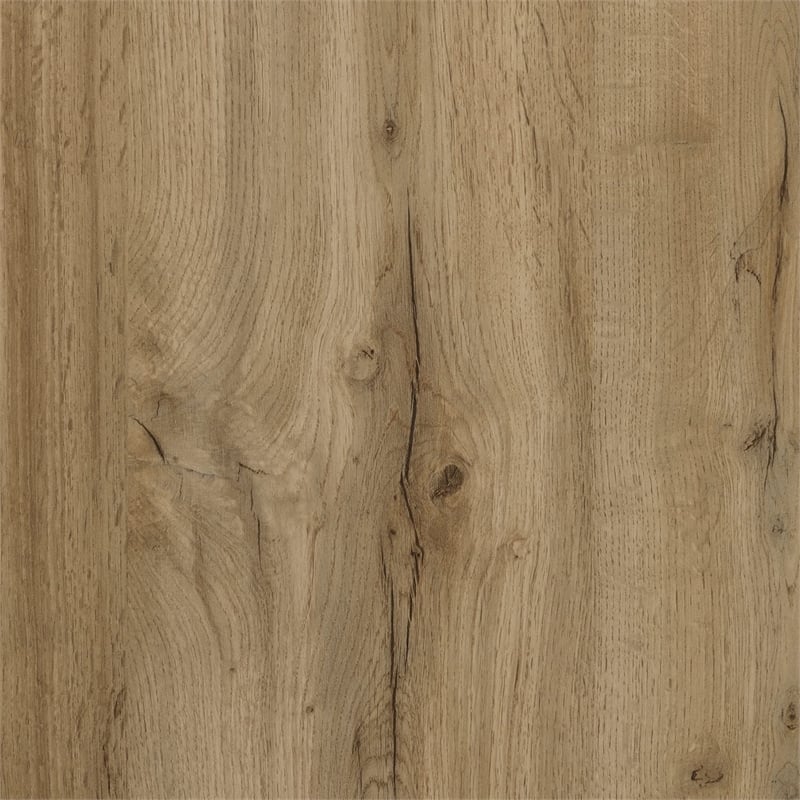 Versa Computer Desk with Hutch-Nordik Oak-South Shore