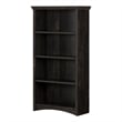 Gascony 4-Shelf Bookcase-Rubbed Black-South Shore