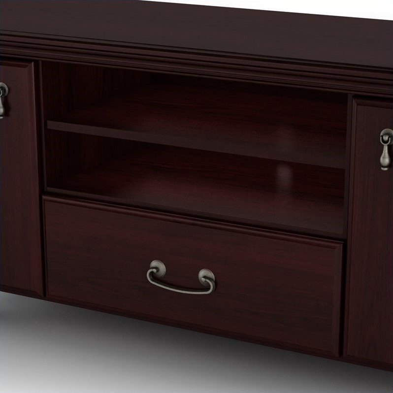 South Shore Dover TV Stand in Dark Mahogany 4316662