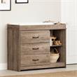 Tassio Changing Table-Weathered Oak-South Shore