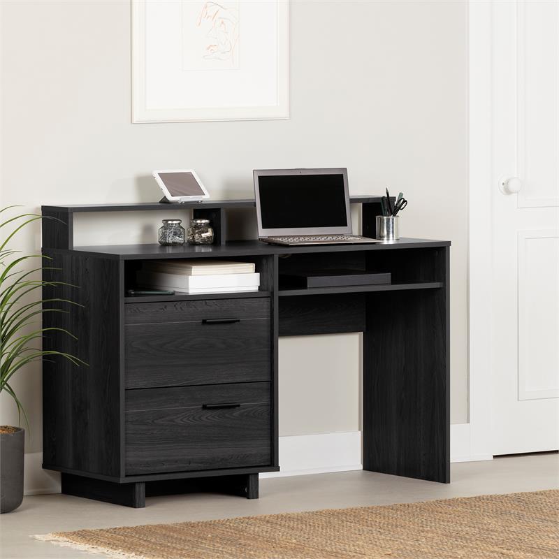 Fynn Computer DeskGray OakSouth Shore