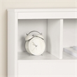Fusion Bookcase Headboard Pure White South Shore