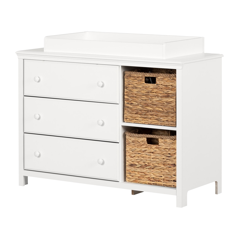 Cotton Candy Changing table Pure White South Shore