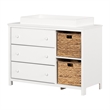 Cotton Candy Changing table Pure White South Shore