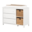 Cotton Candy Changing table Pure White South Shore