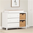Cotton Candy Changing table Pure White South Shore